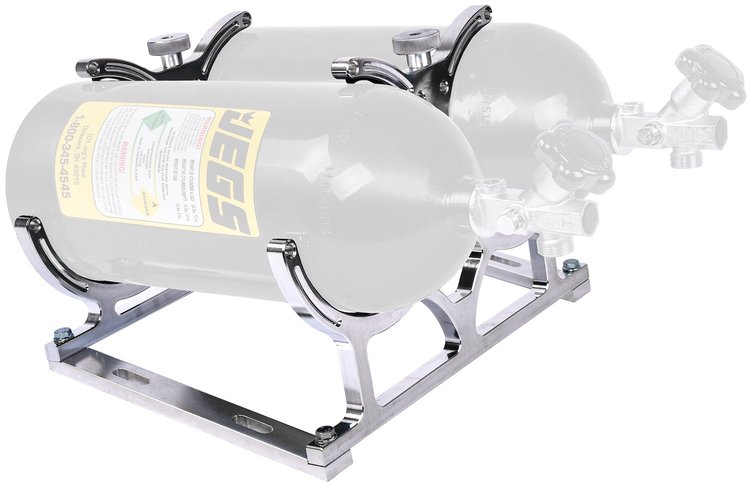 Dual Nitrous Bottle Bracket (10-15 lb. NOS bottles)