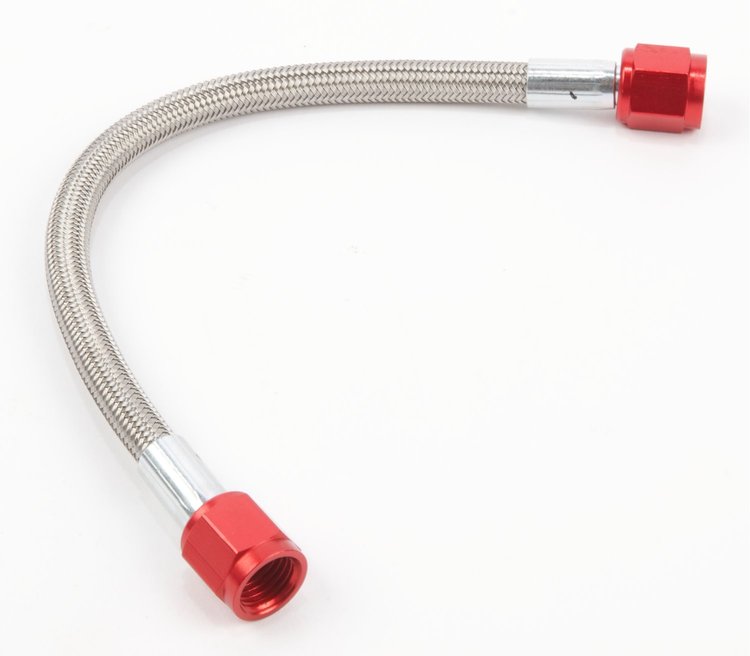 Fuel Supply Line for Nitrous System -04AN x 8.5" Long