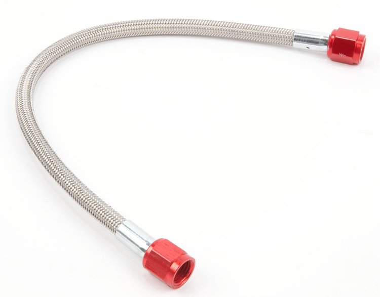 Fuel Supply Line for Nitrous System -04AN x 12 in. Long