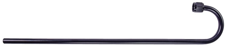 180-Degree Nitrous Blow-Down Tube [-8 AN, Black Finish]