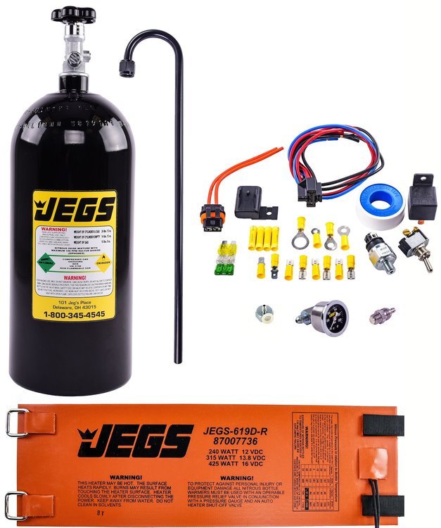 Nitrous Bottle & Accessory Kit [10 lb. Bottle]