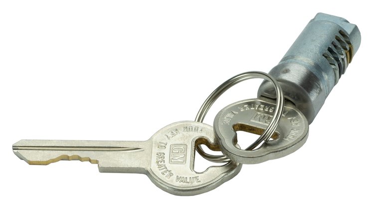 Glovebox Lock Set Fits Select 1962-1969 GM Models [Original Pearhead Keys]