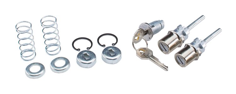 Ignition & Door Lock Set Fits Select 1955-1959 GM Trucks [Original Octagon Keys]