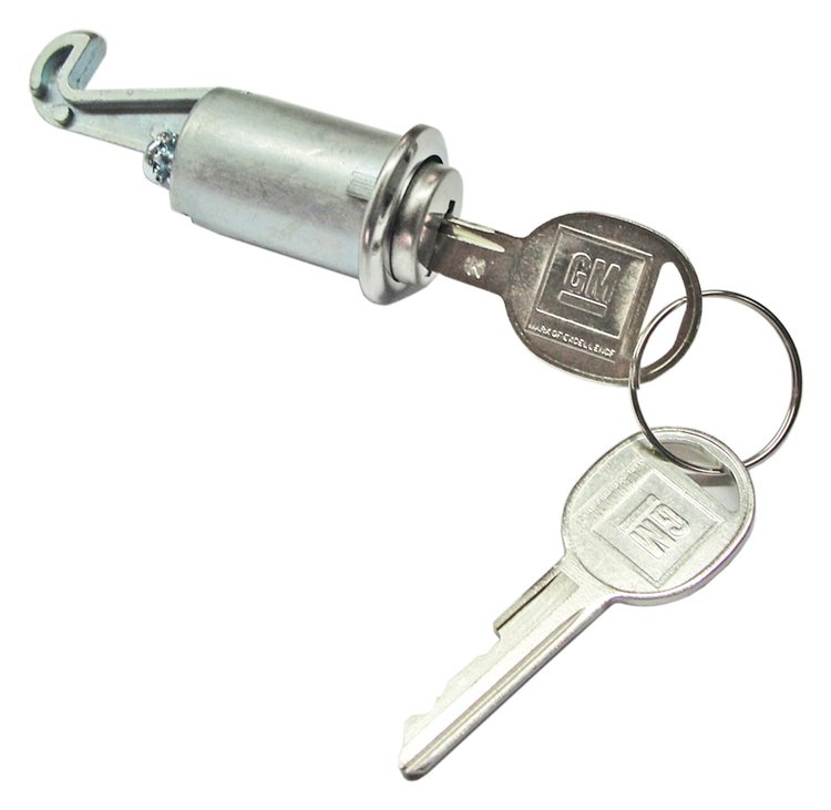 Glovebox Lock Set Fits Select 1964-1968 GM Models [Oval Style GM Keys]