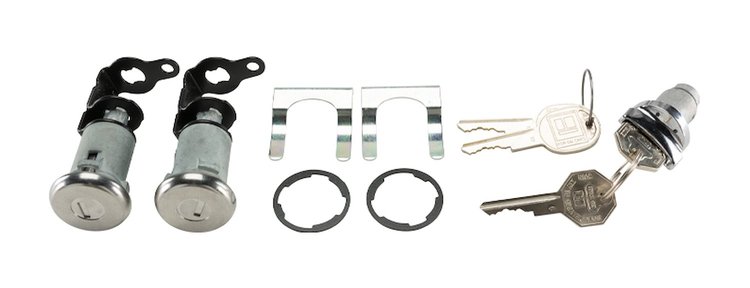 Ignition & Door Lock Set Fits Select 1959-1960 GM Models [Original Octagon Keys]