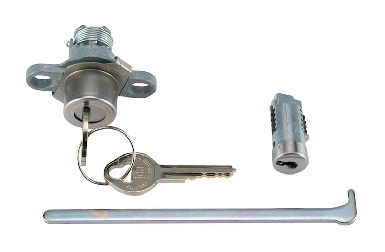 Trunk & Glovebox Lock Set for 1959-1960 Cadillac DeVille, Eldorado, Fleetwood [Original Pearhead Keys]