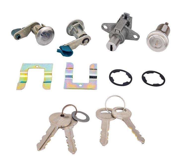 Door, Glovebox & Tailgate Lock Set for 1980-1991 Ford Bronco