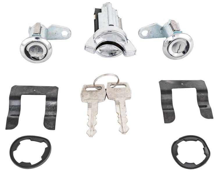 Ignition and Door Lock Set Fits Select 1970-1973 Ford Models