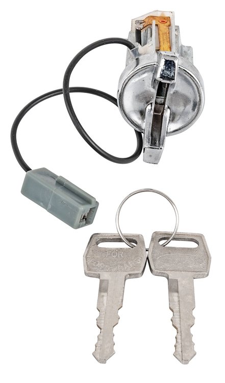 Ignition Lock Set Fits Select 1979-1993 Ford Models [Chrome]