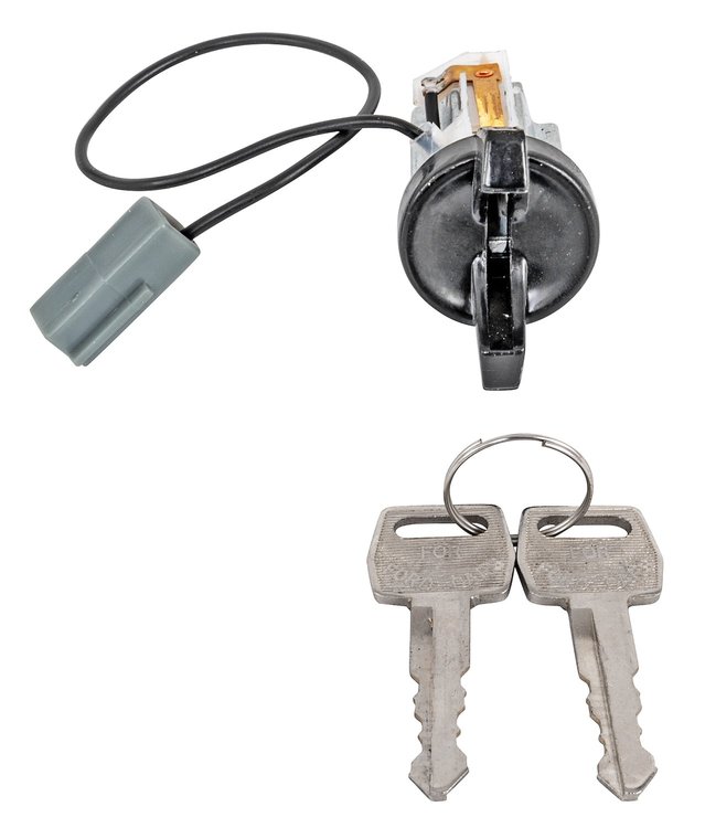 Ignition Lock Set Fits Select 1979-1993 Ford Models [Black]