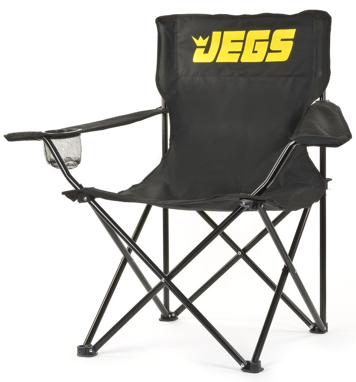 Folding Chair [Black with JEGS Logo]