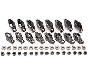 Stamped Steel Roller Tip Rocker Arms for 1955-1986 Small Block Chevy [1.6 Ratio for 3/8 in. Stud]