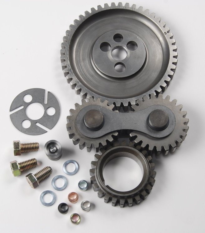 Noisier Performance Gear Drive 1958-78 Big Block Mopar 383-440 Wedge and 426 Hemi with 3-bolt cam