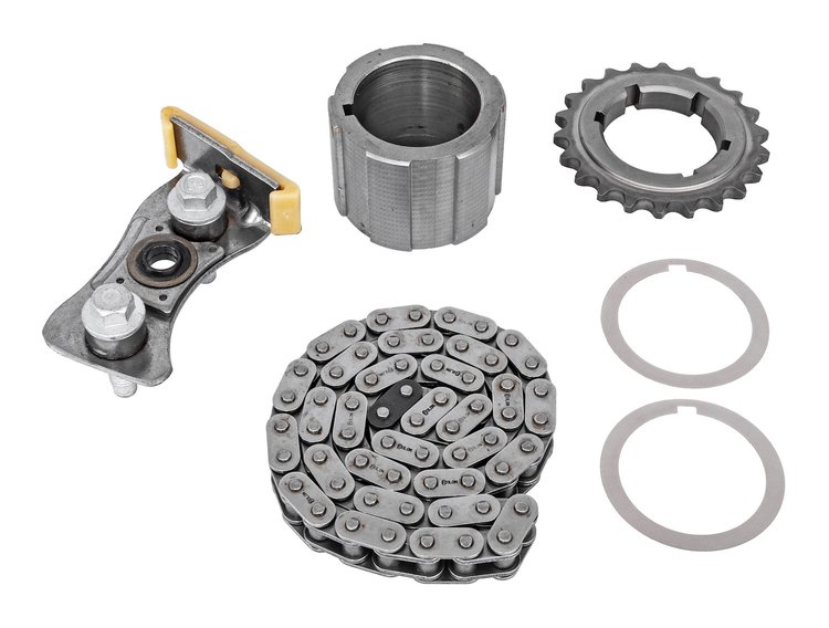 Single-Roller High Performance Timing Set for GM Gen V LT Engines w/2-Keyway Crankshaft