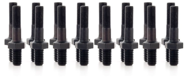Rocker Arm Studs for Small Block Chevy & Small Block Ford w/3/8 in.-24 Top Thread and 7/16 in.-14 Bottom Thread