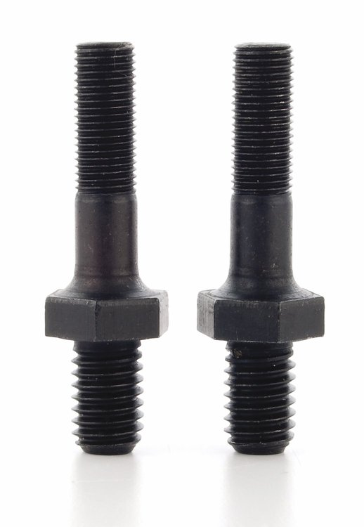 Rocker Arm Studs for Small Block Chevy & Small Block Ford w/3/8 in.-24 Top Thread and 7/16 in.-14 Bottom Thread [Set of2]