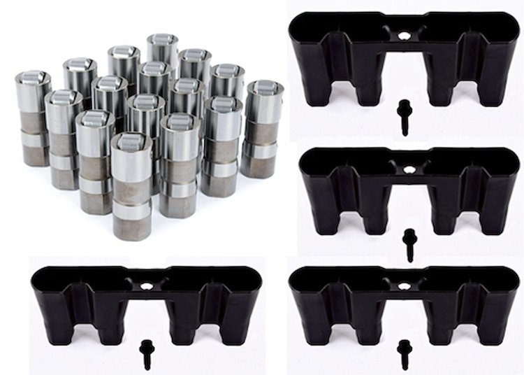 GM LS Series Hydraulic Roller Lifters and Lifter Guides for Gen III and IV LS Series GM Engines