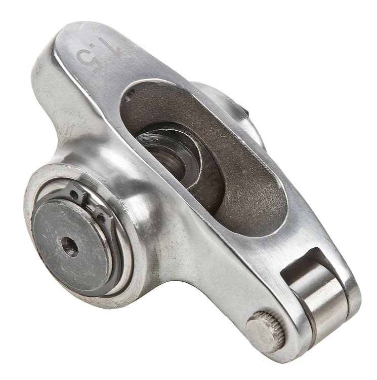 Stainless Steel Roller Rocker Arms for Chevy 265-400 V8 [1.5 Ratio, 7/16 in. Stud]