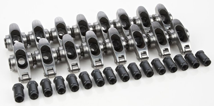 Stainless Steel Roller Rocker Arms for Ford 289, 302, 351W V8 [1.6 Ratio, 7/16 in. Stud]