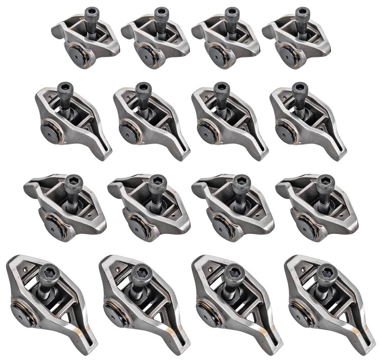 Pro-Series Cast Steel Rocker Arms w/Bronze Bushing Trunnion for Ford 7.3L Godzilla Engine
