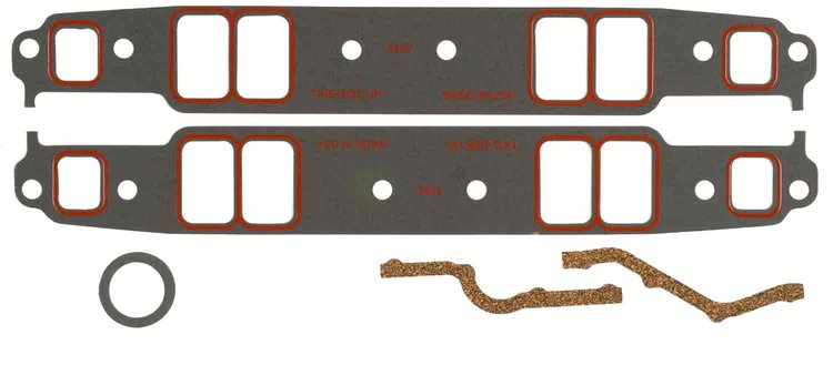 Intake Manifold Gasket Set for Small Block Chevy [Port Size: 1.280 in. x 2.090 in.]