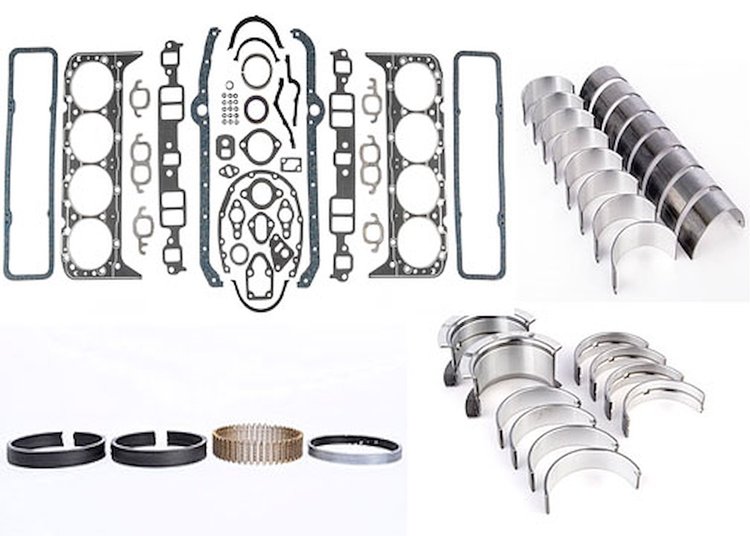 Gasket, Ring & Bearing Kits Fits: 1967-86 Small Block Chevy 302/327/350