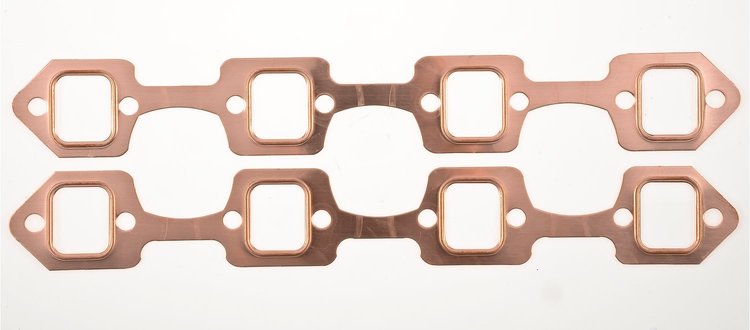 Copper Exhaust Gaskets Ford 289-302-351W [Rectangular port]