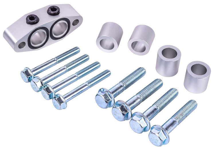Turbo LS Oil Feed Adapter & Oil Cooler Spacer
