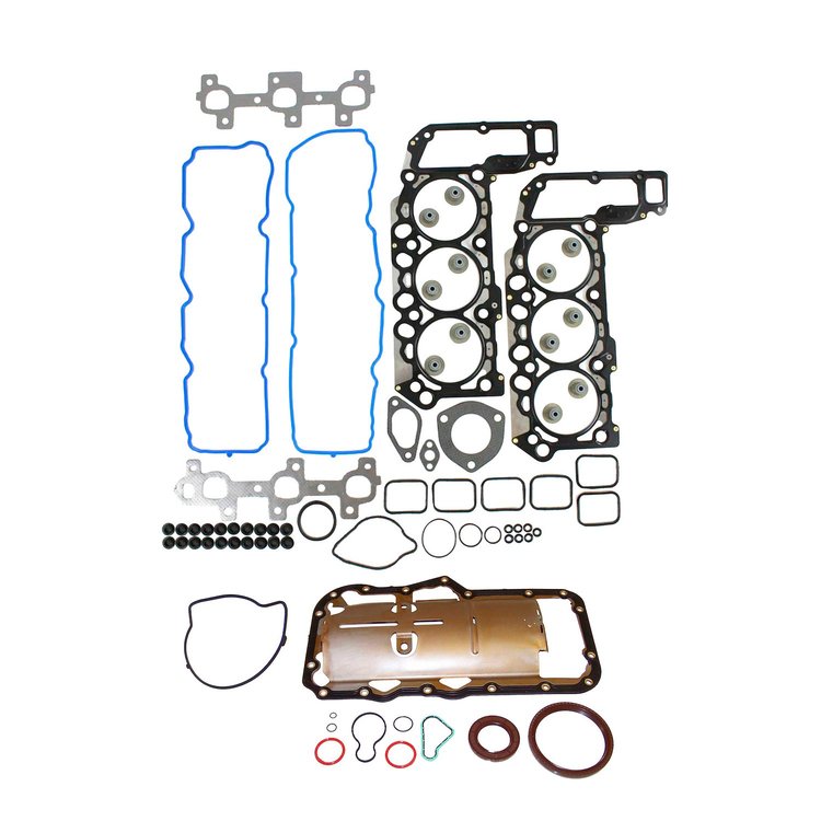 Complete Engine Gasket Kit Fits Select 2005-2012 Dodge, Jeep, Mitsubishi, Ram Models w/3.7L Eng.