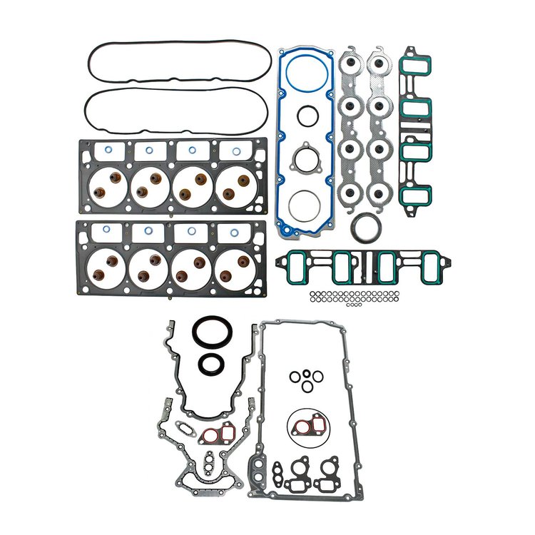 Complete Engine Gasket Kit Fits Select 2007-2020 Cadillac, Chevrolet, GMC, Hummer Models w/6.0L, 6.2L Eng.