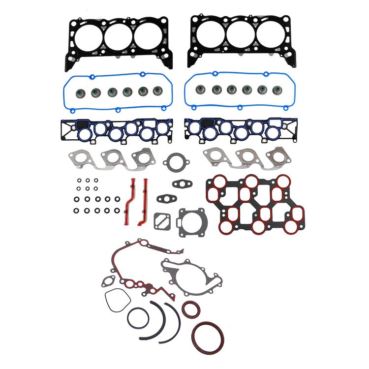 Complete Engine Gasket Kit Fits Select 1998-2004 Ford Models w/3.8L, 3.9L, 4.2L Eng.