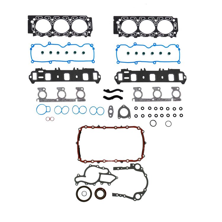 Complete Engine Gasket Kit Fits Select 2002-2007 Ford, Mercury Models w/3.0L Eng.