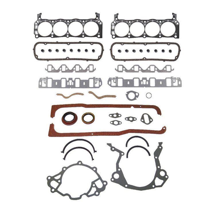 Complete Engine Gasket Kit Fits Select 1969-1974 Ford, Mercury Models w/5.8L Eng.