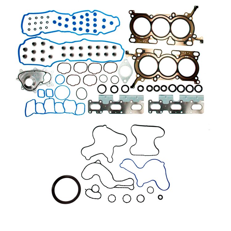 Complete Engine Gasket Kit Fits Select 2011-2019 Ford, Lincoln Models w/3.7L Eng.