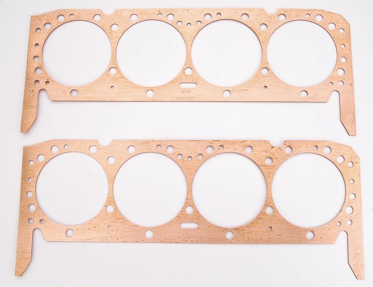 Copper Head Gaskets 4.125" to 4.155" bore x .062" thick