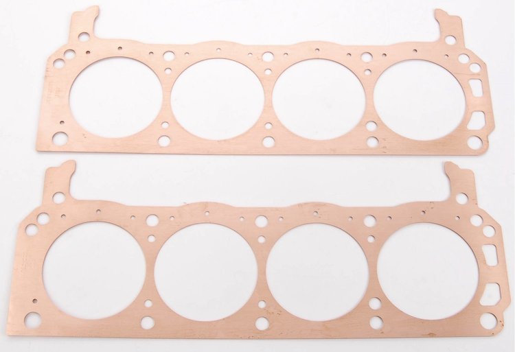 Copper Head Gaskets 4.000" to 4.060" bore x .042" thick