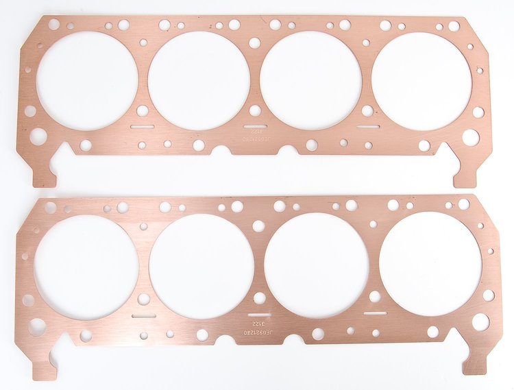 Copper Head Gaskets 4.250" to 4.380" bore x .042" thick