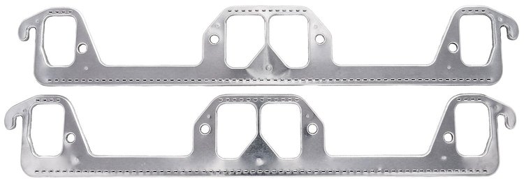 Aluminum Exhaust Manifold Gaskets for Small Block Chrysler 273-360 Rectangular Ports