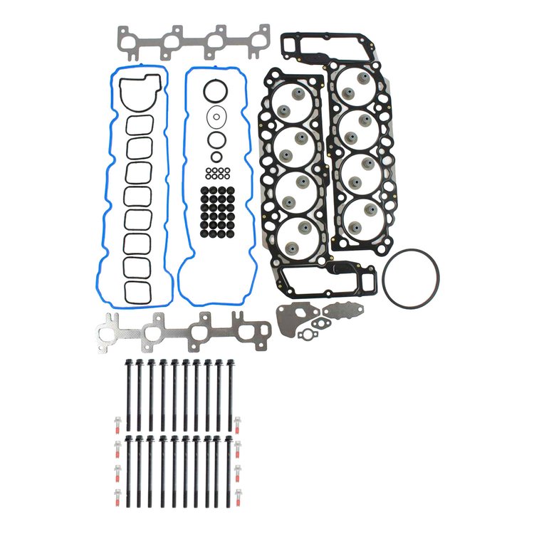 Engine Top-End Gasket Set w/Head Bolts Fits Select 2004-2007 Chrysler, Dodge, Jeep, Mitsubishi Models w/4.7L V8 16V SOHC Engine