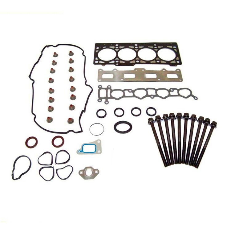 Engine Top-End Gasket Set w/Head Bolts Fits Select 2001 Chrysler, Dodge Models w/2.4L L4 16V DOHC Engine