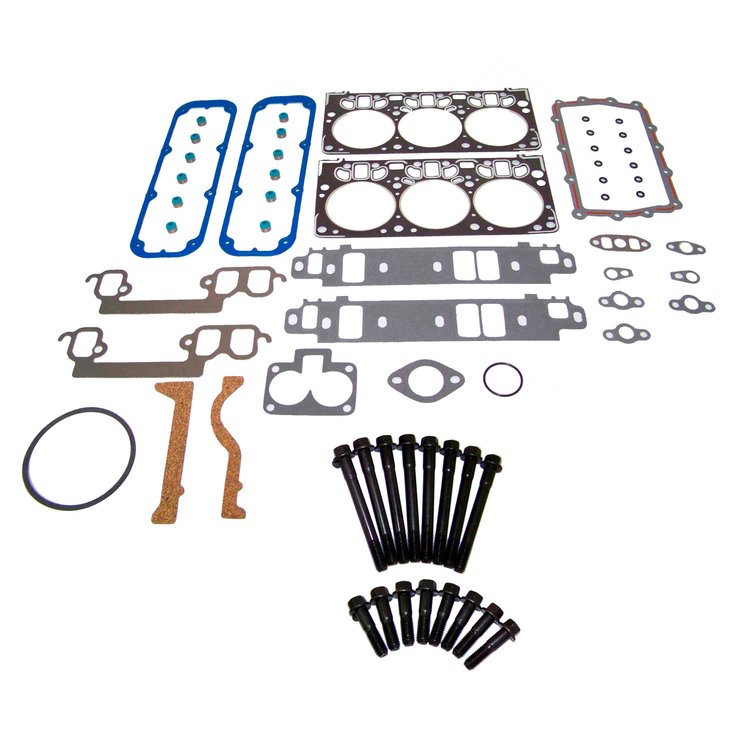 Engine Top-End Gasket Set w/Head Bolts Fits Select 1994-1997 Dodge w/3.9L V6 12V OHV [Magnum] Engine