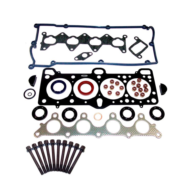 Engine Top-End Gasket Set w/Head Bolts Fits Select 2001-2005 Hyundai Accent w/1.6L L4 16V DOHC Engine