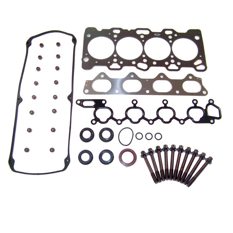 Engine Top-End Gasket Set w/Head Bolts Fits Select 1997-1999 Mitsubishi Montero Sport w/2.4L L4 16V SOHC Engine