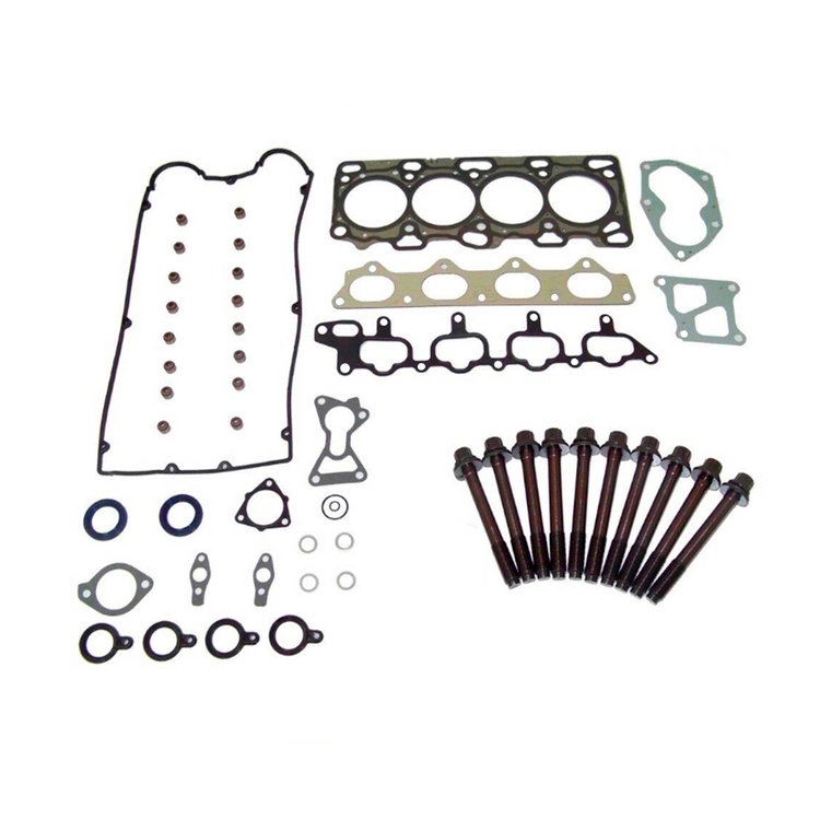 Engine Top-End Gasket Set w/Head Bolts Fits Select 2003-2005 Mitsubishi Lancer w/2.0L L4 16V Turbocharged DOHC Engine