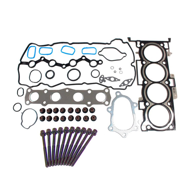 Engine Top-End Gasket Set w/Head Bolts Fits Select 2011-2016 Hyundai, Kia Models w/2.0L L4 16V Turbocharged DOHC Engine