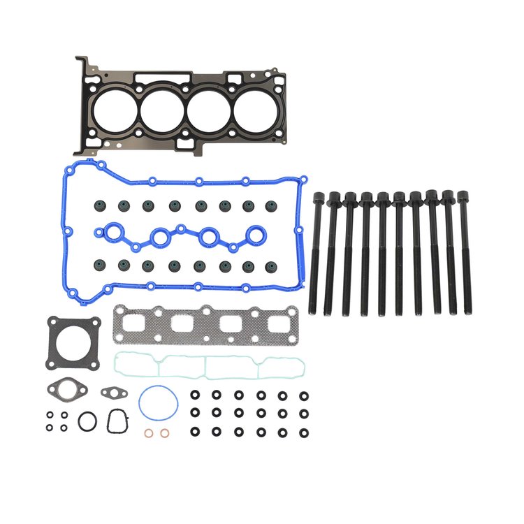 Engine Top-End Gasket Set w/Head Bolts Fits Select 2008-2009 Dodge Caliber w/2.4L L4 16V Turbocharged DOHC [GEMA] Engine