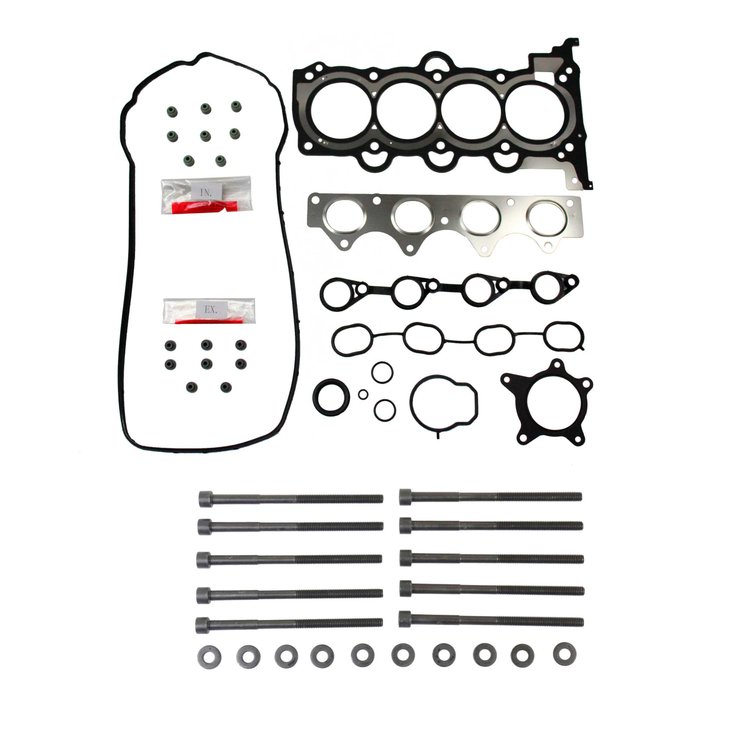 Engine Top-End Gasket Set w/Head Bolts Fits Select 2010-2011 Kia Soul w/1.6L L4 16V DOHC [Gamma] Engine