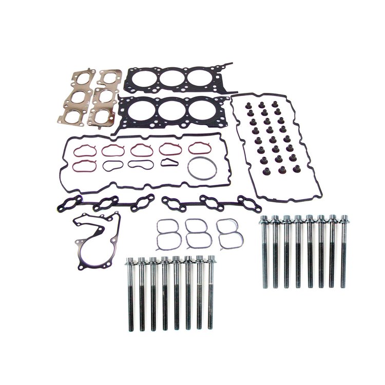 Engine Top-End Gasket Set w/Head Bolts Fits Select 2010-2014 Hyundai, Kia Models w/3.5L V6 24V DOHC [Lambda II] Engine