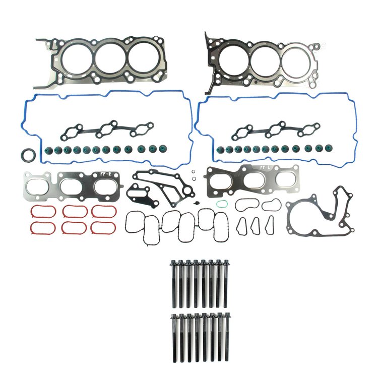 Engine Top-End Gasket Set w/Head Bolts Fits Select 2012-2019 Hyundai, Kia Models w/3.3L V6 24V DOHC Engine