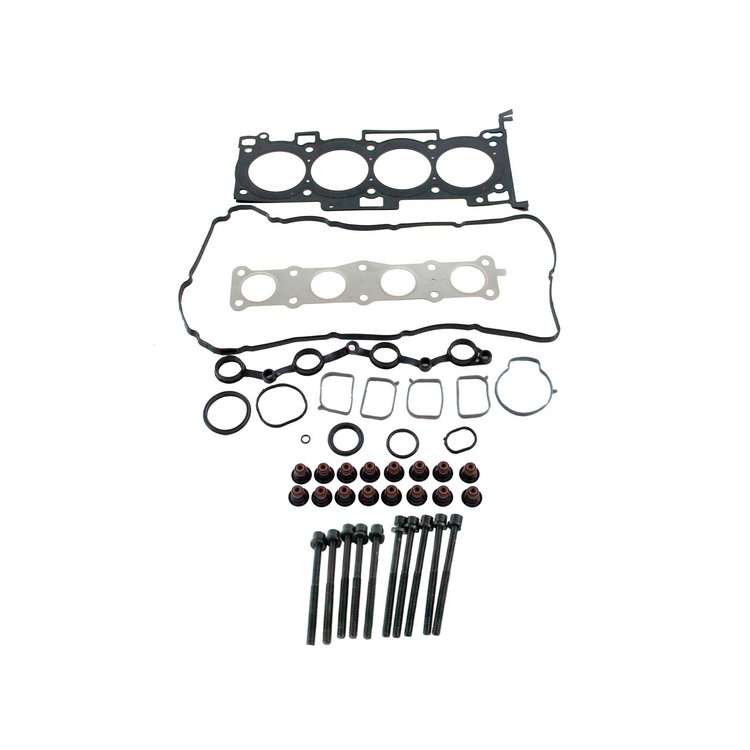 Engine Top-End Gasket Set w/Head Bolts Fits Select 2010-2013 Hyundai, Kia Models w/2.0L L4 16V DOHC [Theta II] Engine